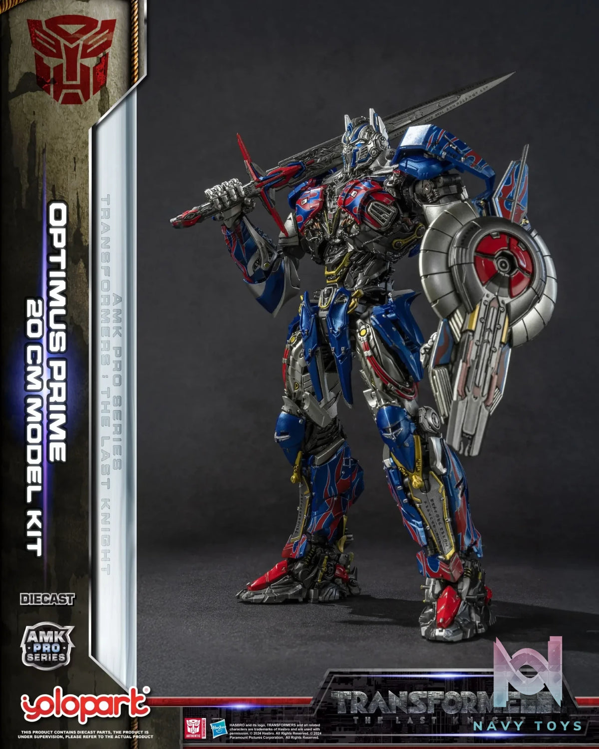 Yolopark Studio – Transformers: The Last Knight AMK PRO Series Optimus Prime Pre-Assembled Model