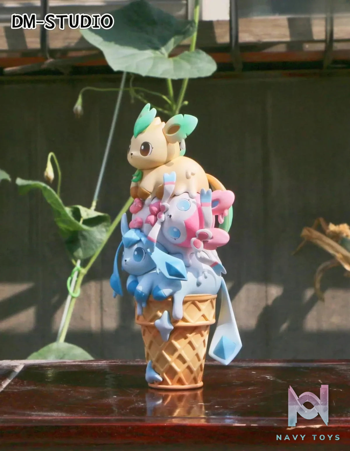 DM Studio – Pokémon Leafeon & Glaceon & Sylveon ice cream