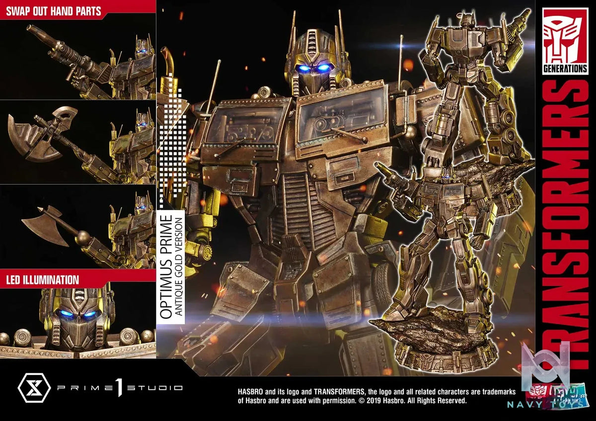 Prime 1 Studio – Premium Masterline Transformers: Generation 1 Optimus Prime PMTF-01 PMTF-01EX PMTF-01AG PMTF-01GL(Licensed)