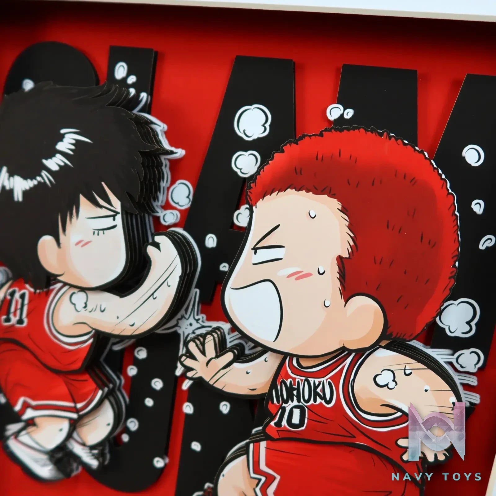 KALA HOME Studio – Hanamichi Sakuragi X Kaede Rukawa #03 3D Decorative Painting Slam Dunk