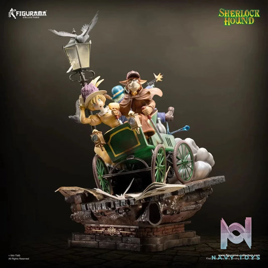 Sherlock, Watson & Mrs.Hudson resin statue figurama studio anime figure