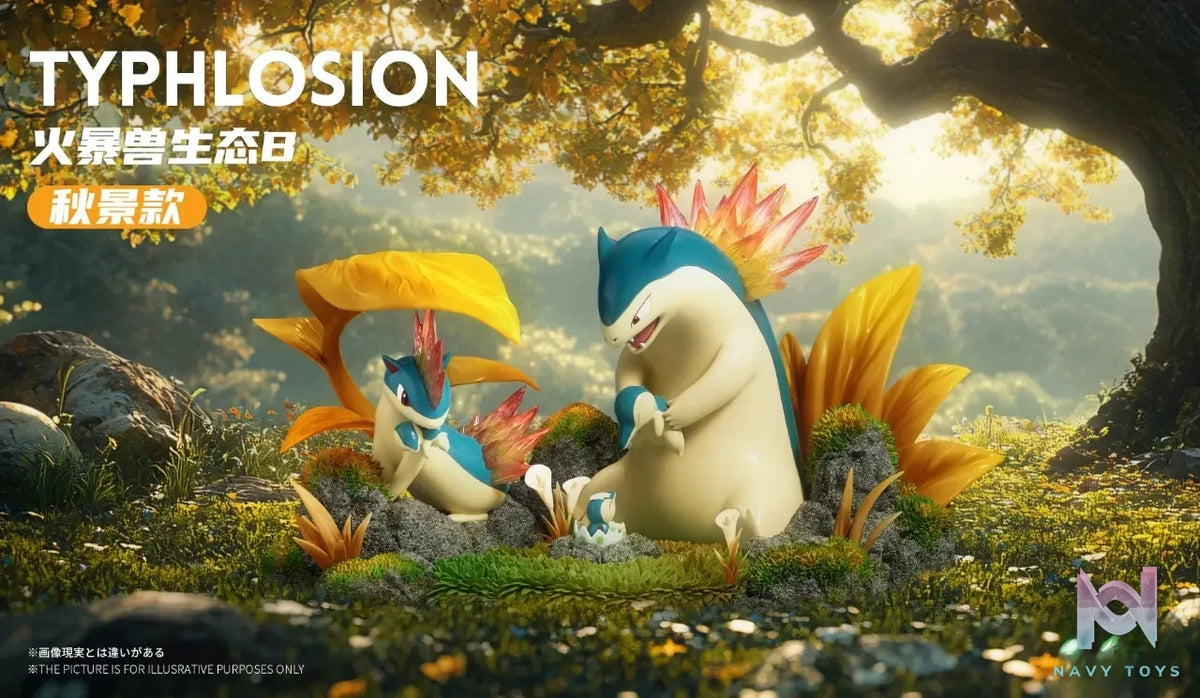 Sk Studio – Pokémon Ecological Series Typhlosion Evolution Set