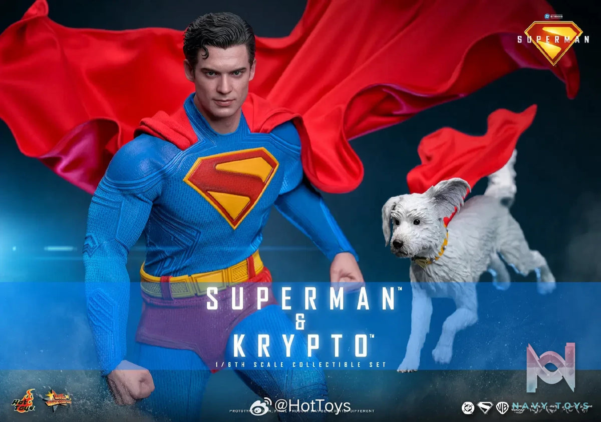 Hottoys – Superman & Krypto 1/6th scale Collectible Set MMS812 (Licensed)