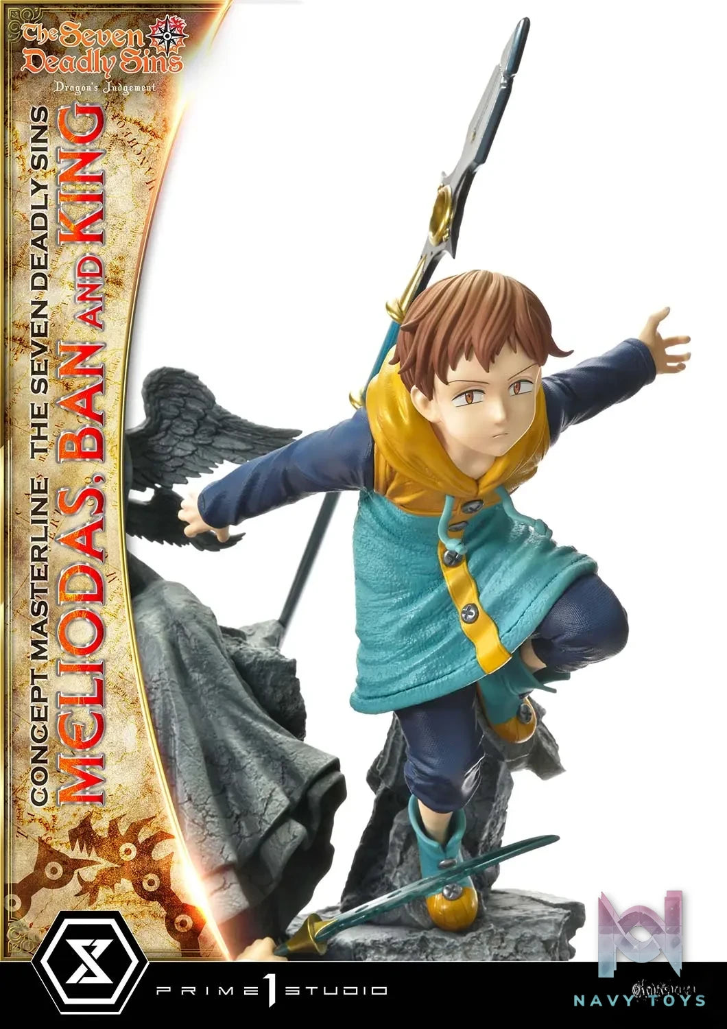 Prime 1 Studio – Concept Masterline The Seven Deadly Sins Meliodas, Ban and King CMNTZ-01 CMNTZ-01DXS (Licensed)