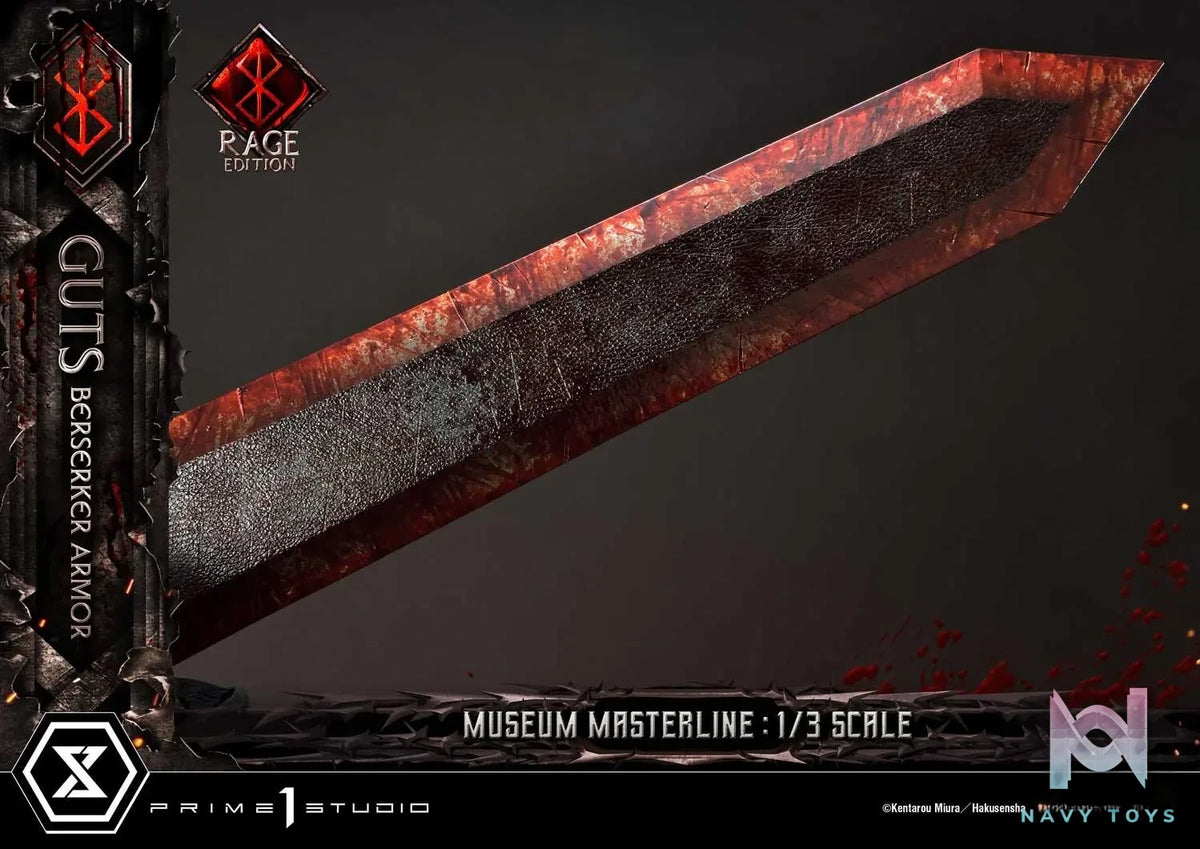 Prime 1 Studio – Museum Masterline Berserk Guts, Berserker Armor Rage Edition MMBR-03 MMBR-03DX MMBR-03DXS (Licensed)