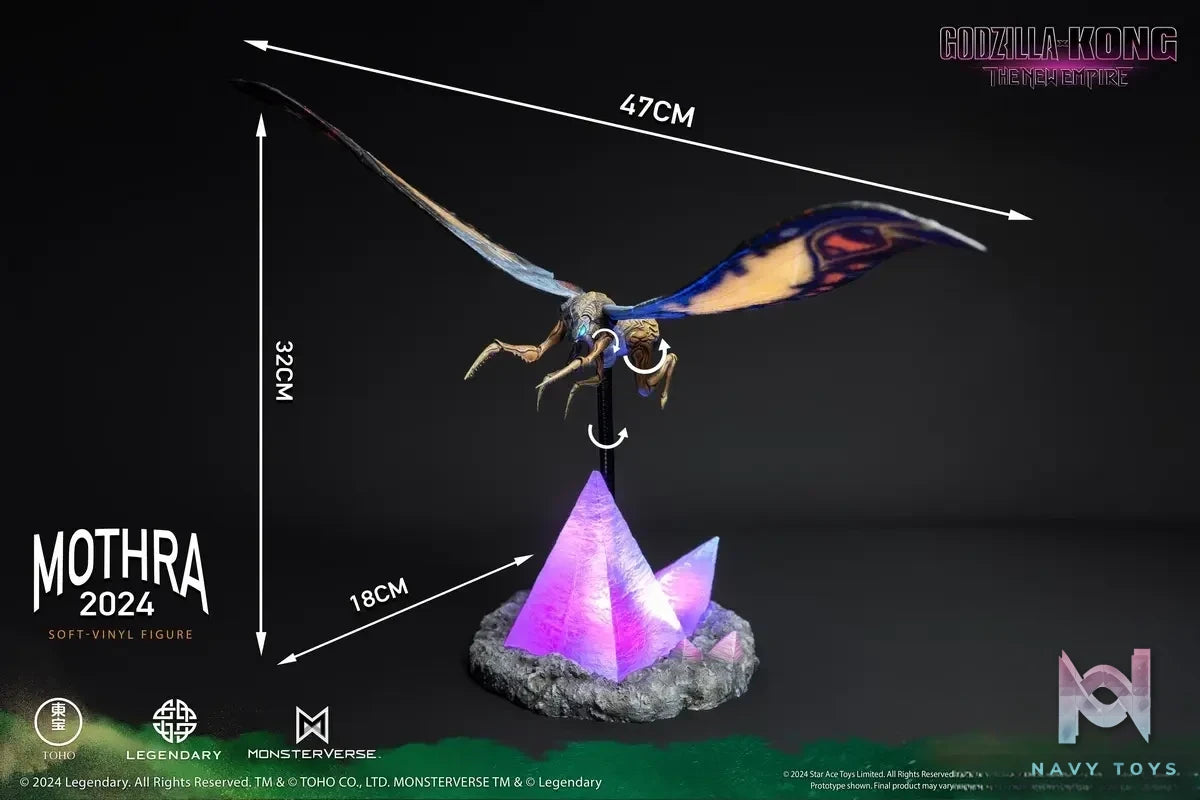 STAR ACE Toys Studio – Godzilla x Kong: The New Empire Mothra SA6058 Standard Version & SA6059 Deluxe Version (Licensed)