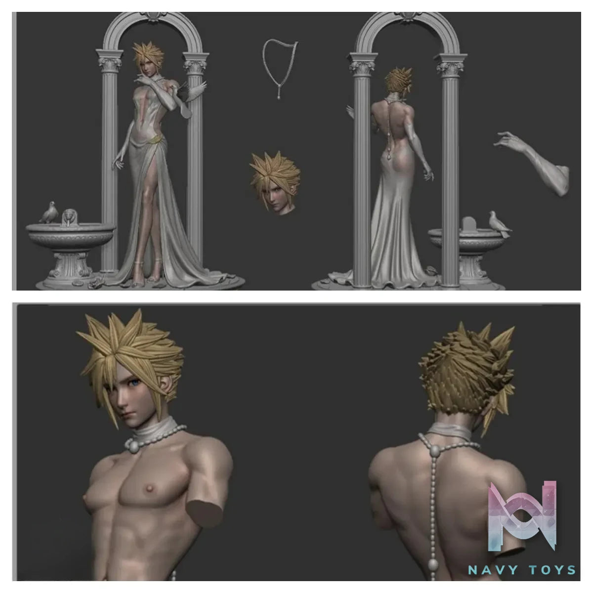 NekoNest Studio – Cloud Strife Final Fantasy VII