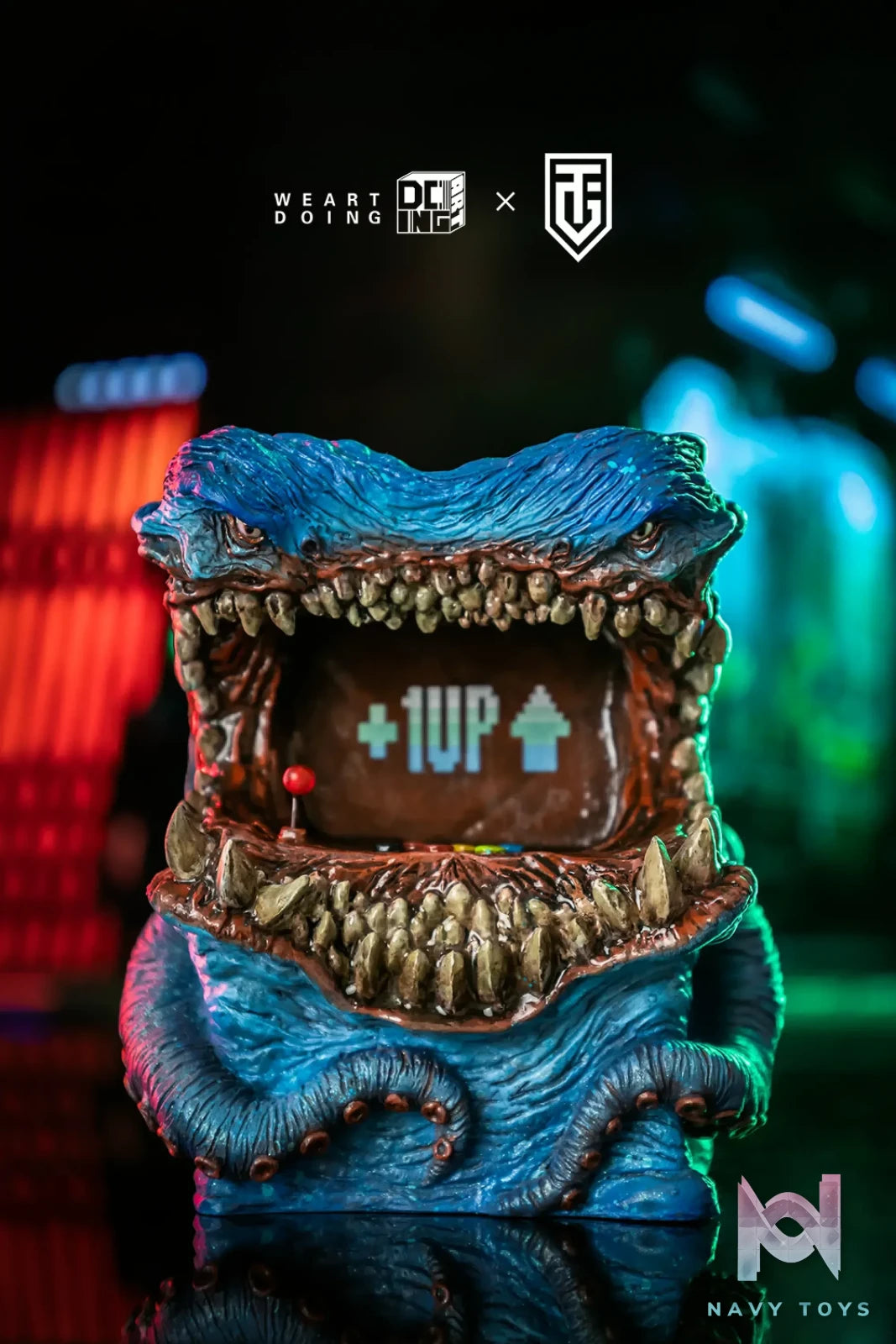 WeArtDoing Studio – Arcade Monster Blue & Green & Grey (Licensed)