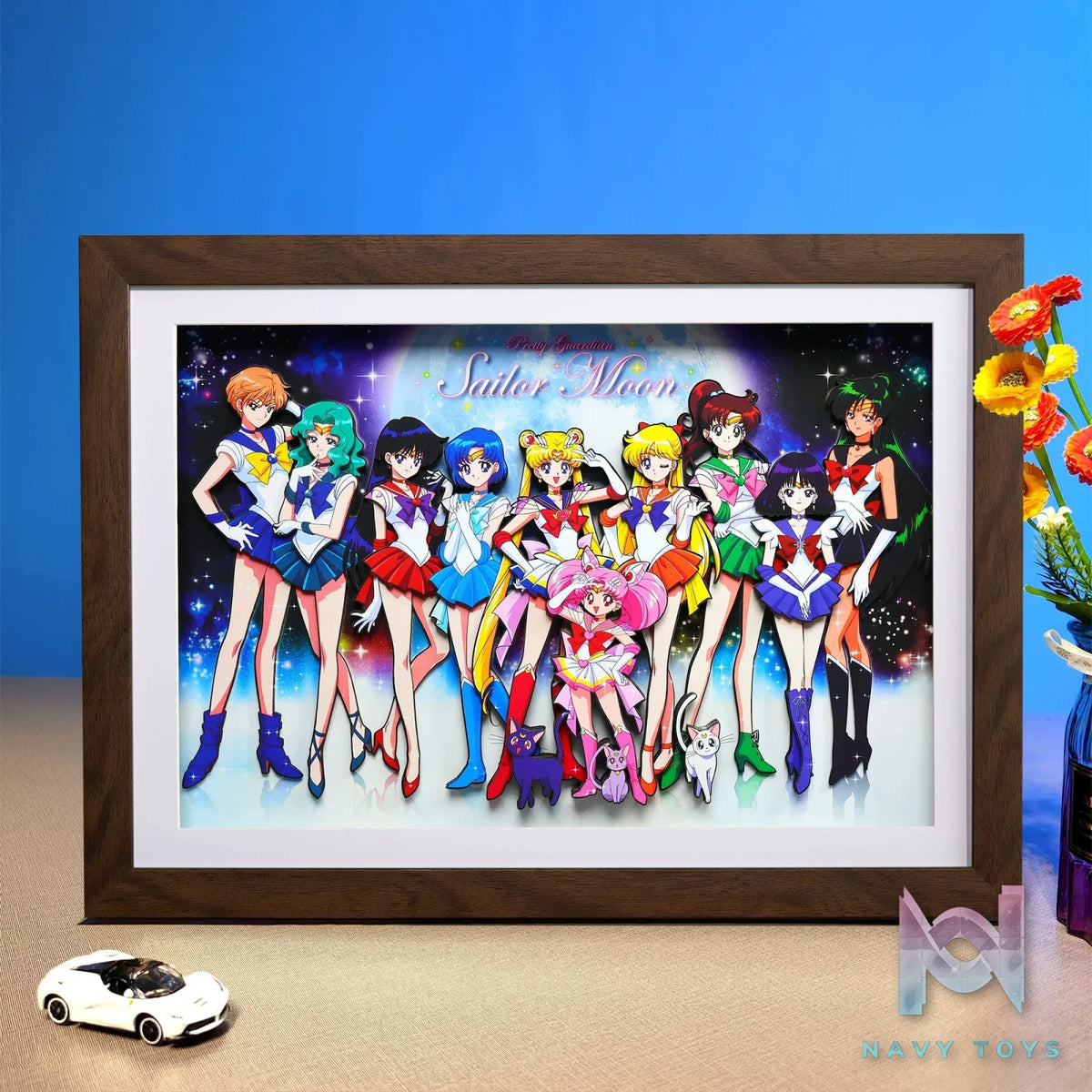 Yu Zhi Jiang Studio – Sailor Moon Multiple Characters Series #2 3D Decorative Painting Sailor Moon