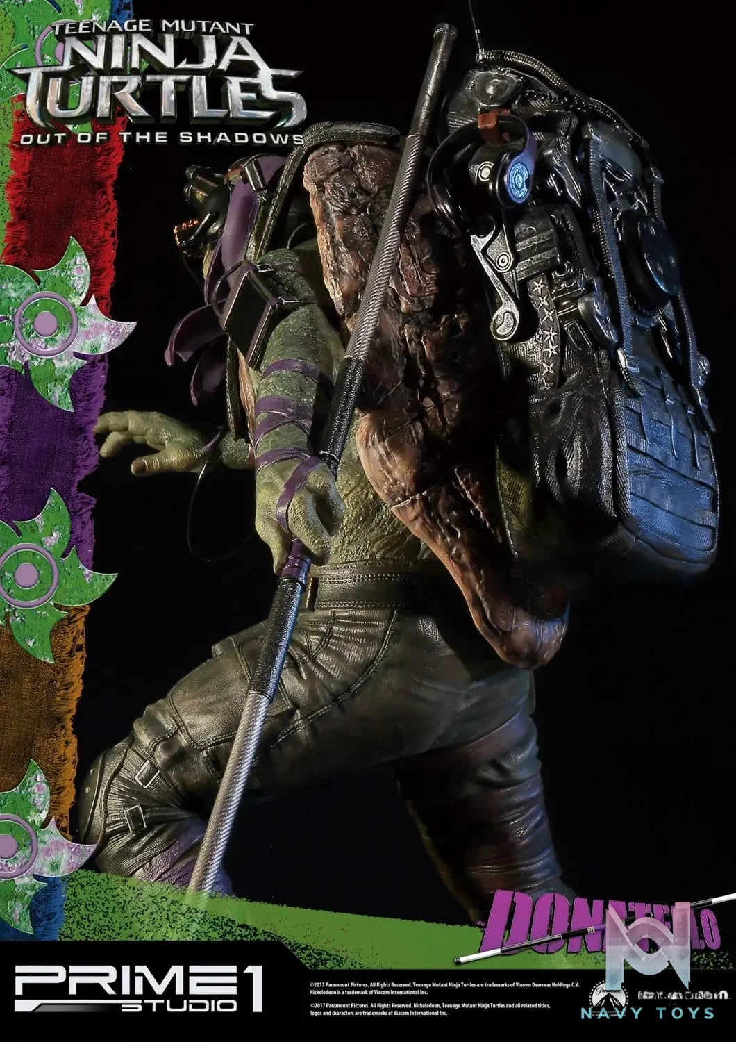 Prime 1 Studio – Premium Masterline Teenage Mutant Ninja Turtles: Out of the Shadows (Film) Donatello PMTMNT-05 (Licensed)