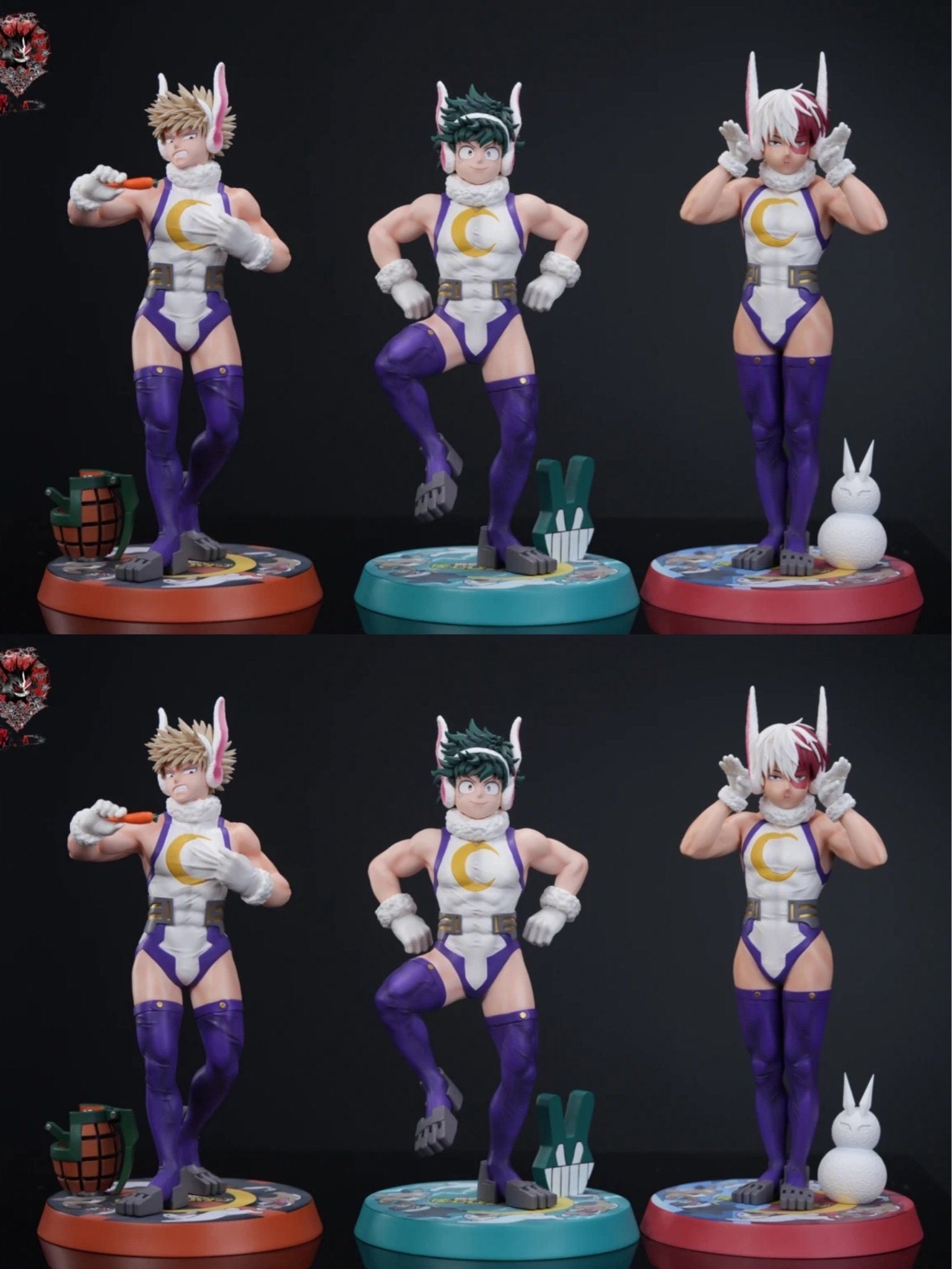 Midoriya Izuku/Bakugou Katsuki/Todoroki Shoto Cosplay Bunny - My Hero Academia - Weare A Design resin statue Weare a Design Studio anime figure