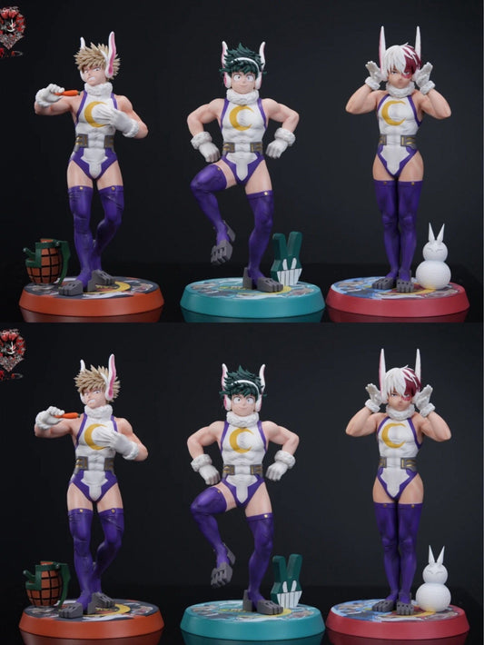 Midoriya Izuku/Bakugou Katsuki/Todoroki Shoto Cosplay Bunny - My Hero Academia - Weare A Design resin statue Weare a Design Studio anime figure