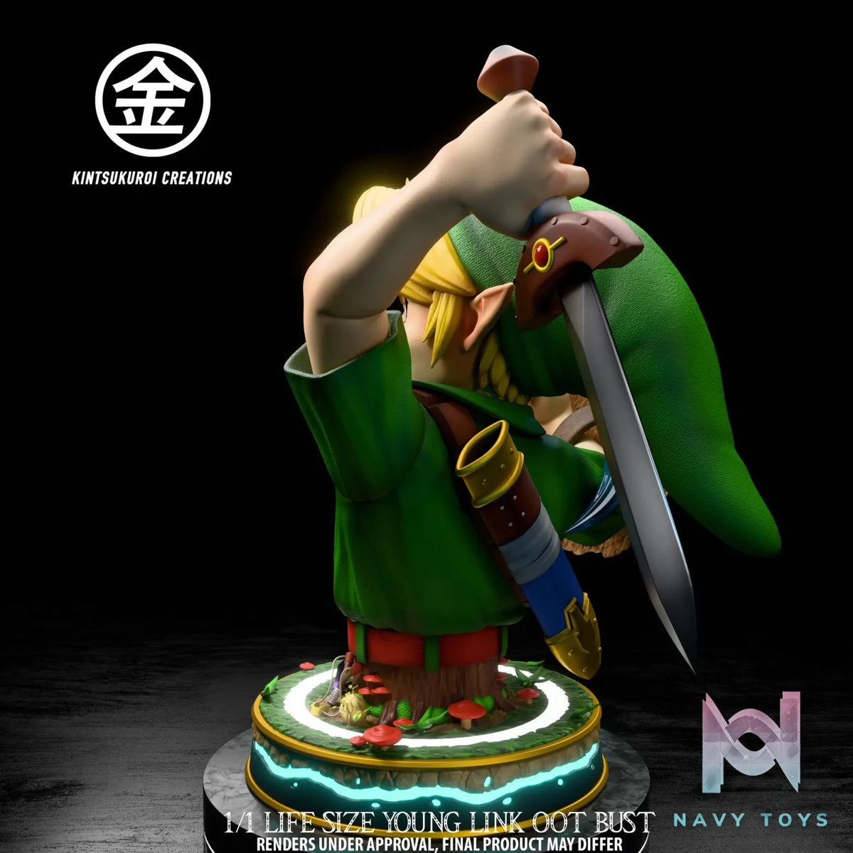 Kintsukuroi Creations Studio – Legend of Zelda Young Link Bust