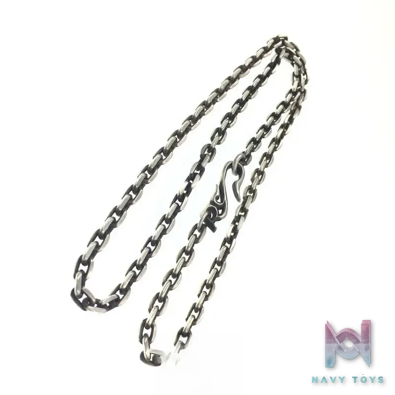 Raven Studio (silver jewelry) – Original Design RS Letter Hook 5mm Curb Chain Original