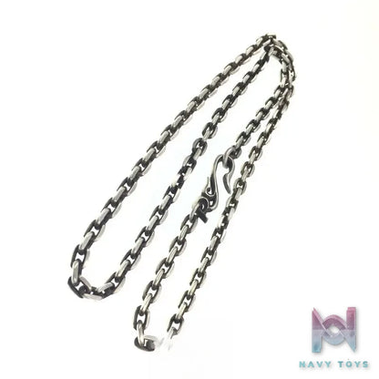 Raven Studio (silver jewelry) – Original Design RS Letter Hook 5mm Curb Chain Original