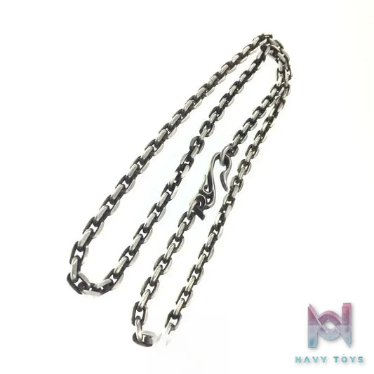 Raven Studio (silver jewelry) – Original Design RS Letter Hook 5mm Curb Chain Original