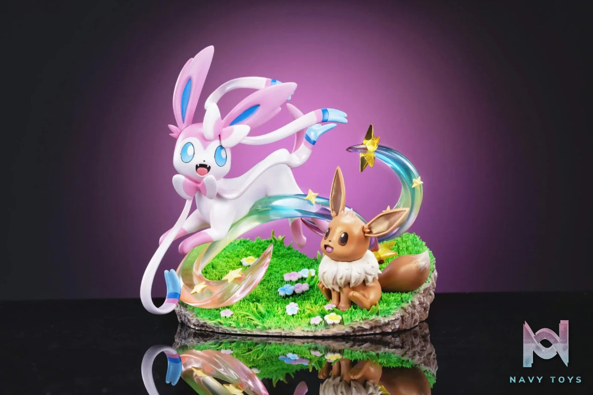Digital Monster Studio – Pokémon Eevee Family GK Series #8 Sylveon and Eevee