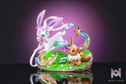 Digital Monster Studio – Pokémon Eevee Family GK Series #8 Sylveon and Eevee