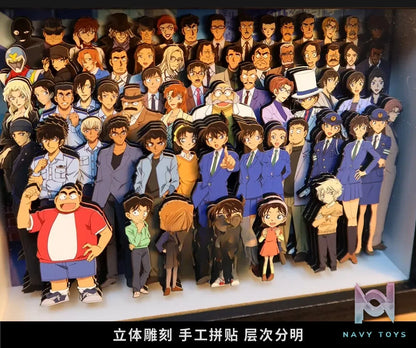 KALA HOME Studio – Detective Conan Multiple Characters #10 3D Decorative Painting Detective Conan