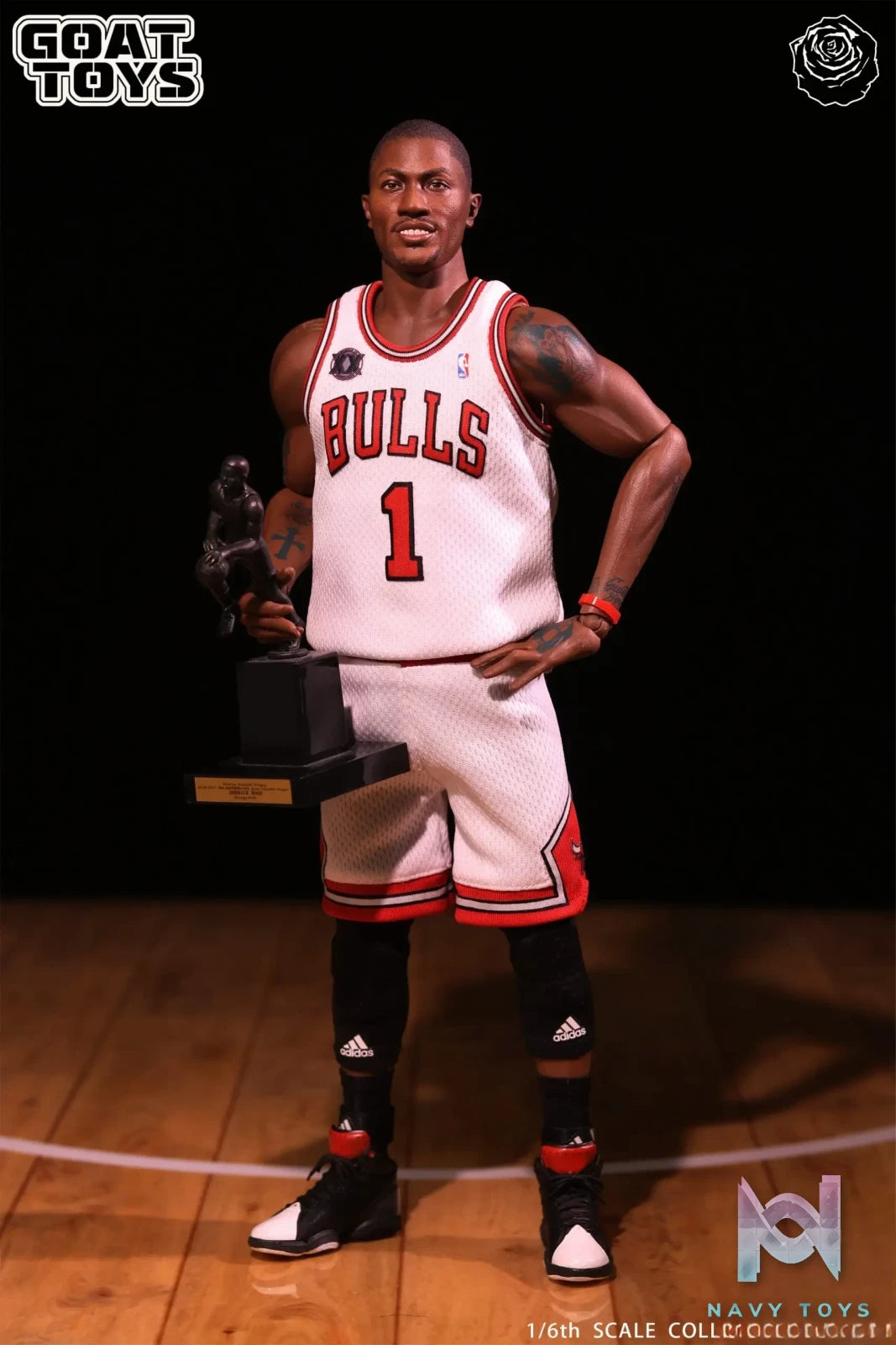 Goat Toys Studio – NBA Chicago Bulls Rose MVP Set