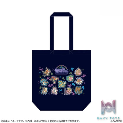 CAPCOM Studio – Monster Hunter MonDefo Tote Bag X Block Memo X Pouch Neon Theme (Licensed)
