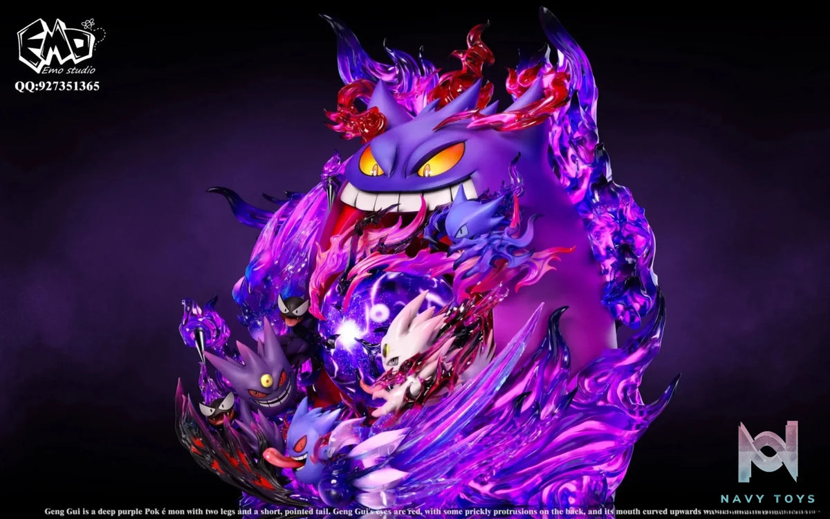Emo Studio - Pokemon Emo Graduation Model 1 Gengar resin statue Navy Toys anime figure