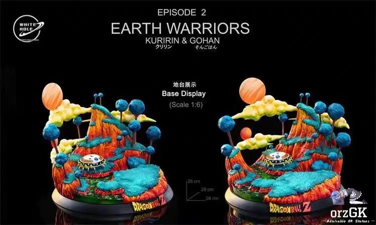 White hole Studio - Dragon Ball Namek Series: Earth Warriors Son Gohan & krillin resin statue Navy Toys anime figure