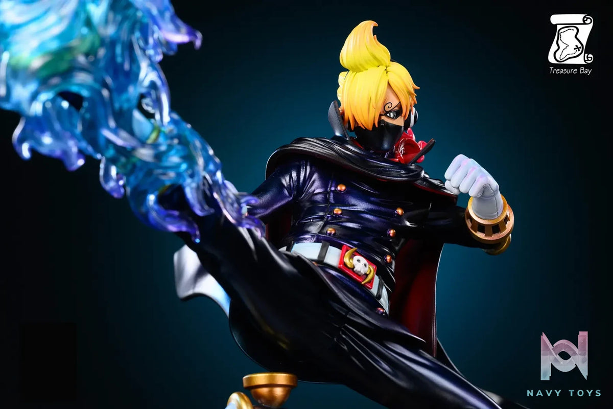 Treasure Bay Studio – One Piece Straw Hat Pirates Germa 66 Sanji & Invisible Black Sanji