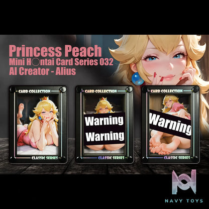B&W Studio – Mini AI Creator Series Desktop Decor Card #32 Princess Peach Super Mario Bros
