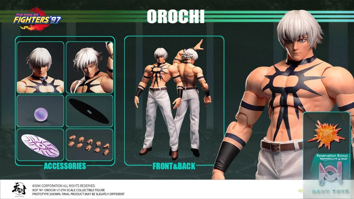 TunShi – King of Fighters 97 1/12 Orochi Action Figure TS-015 (Licensed)