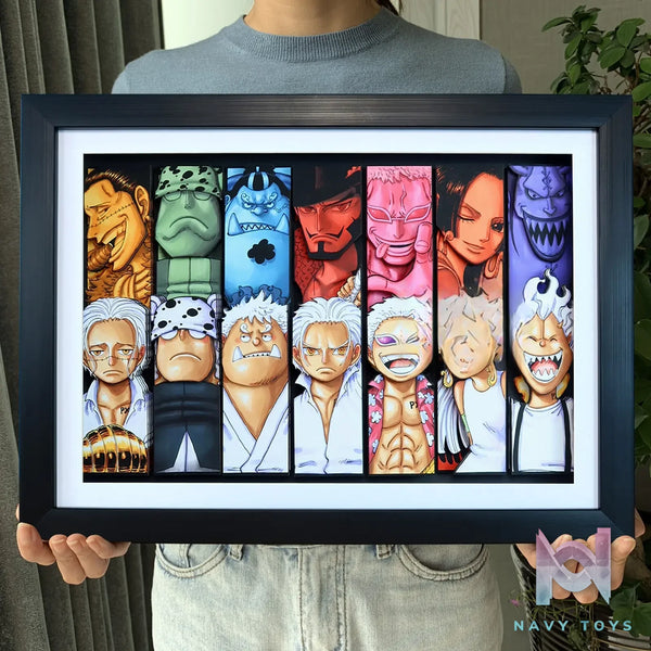 KALA HOME Studio – One Piece Multiple Characters #07 3D Decorative Painting One Piece