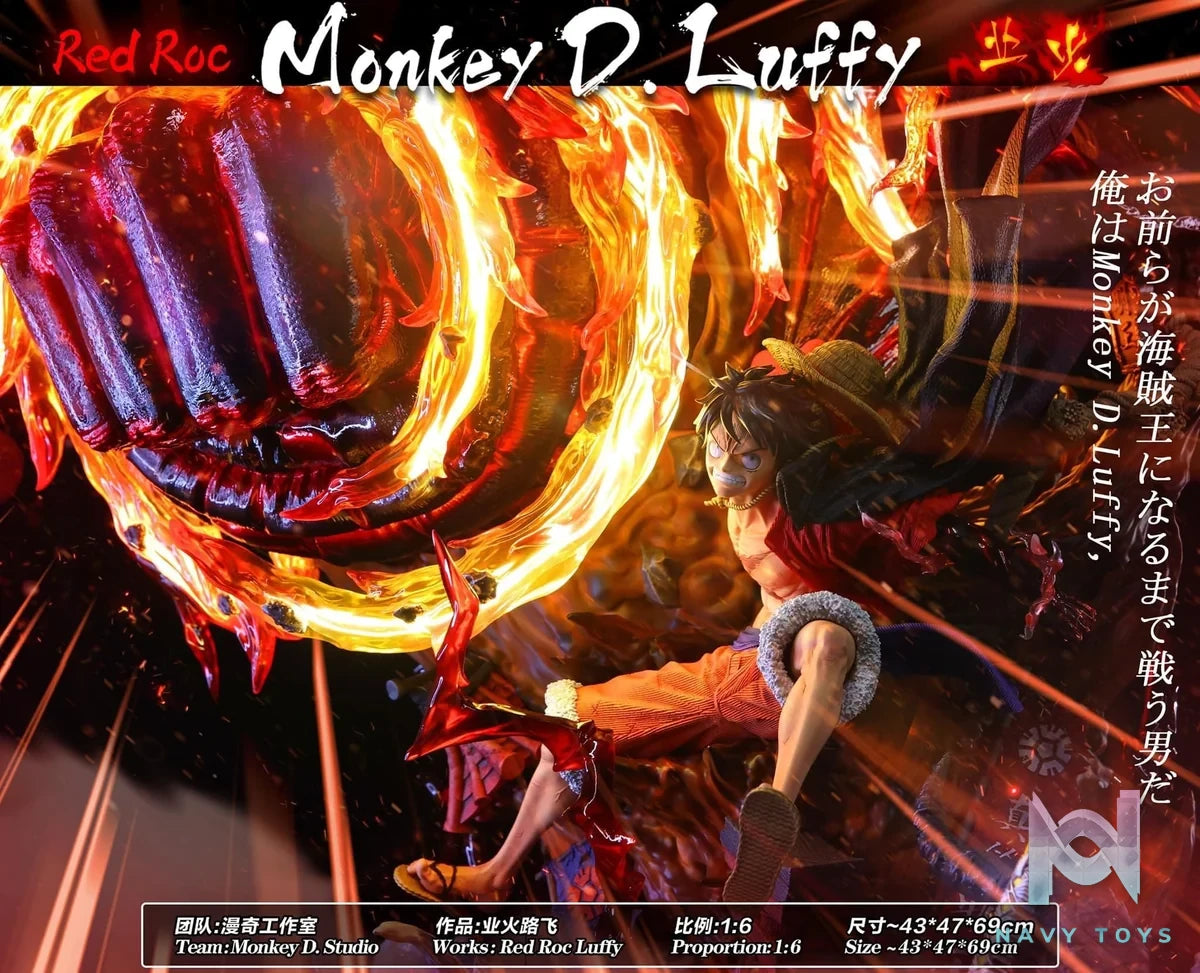 Luffy Redroc Monkey D. Studio resin statue Tftoys Recast anime figure