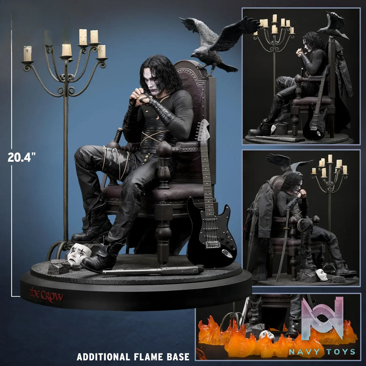 Infinite Statue – The Crow Eric Draven 1/4 Scale Statue (Licensed)