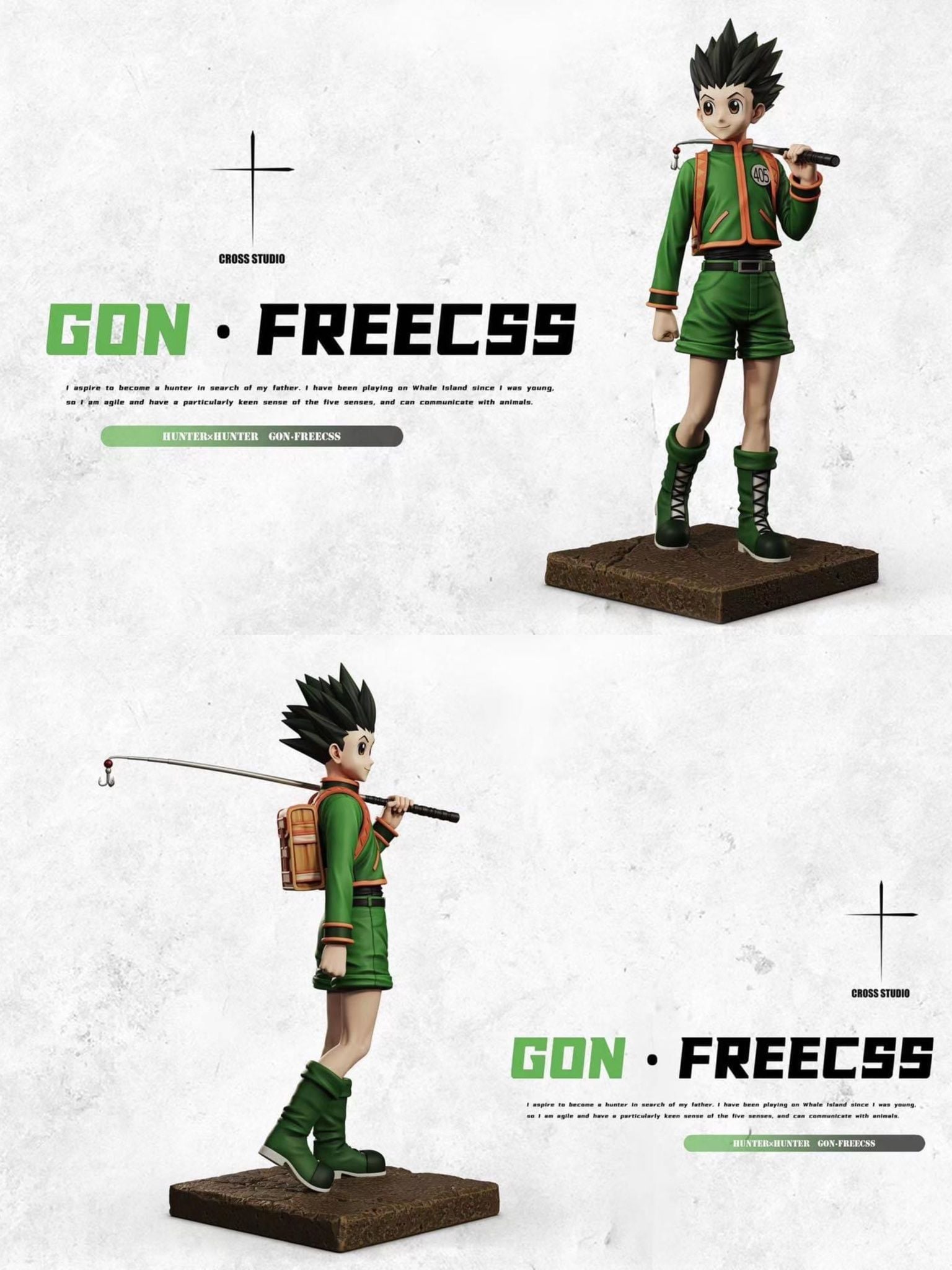 Gon Freecss - Hunter x Hunter - Cross Studio resin statue cross studio anime figure