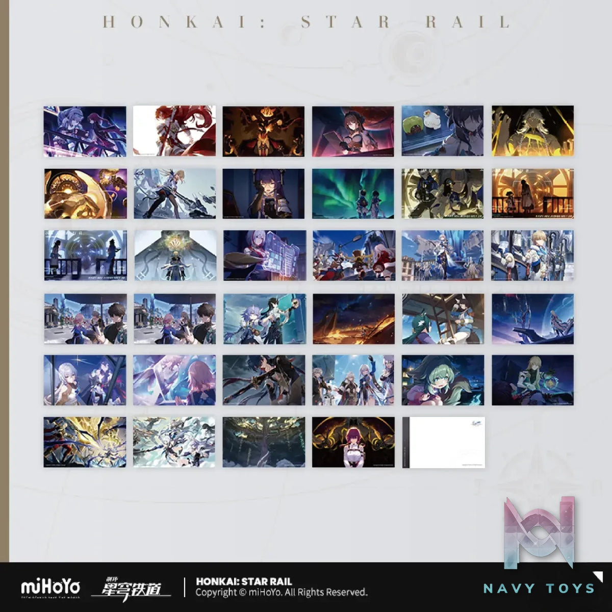 miHoYo – Honkai: Star Rail Memories with You Series Postcard Set (Licensed)