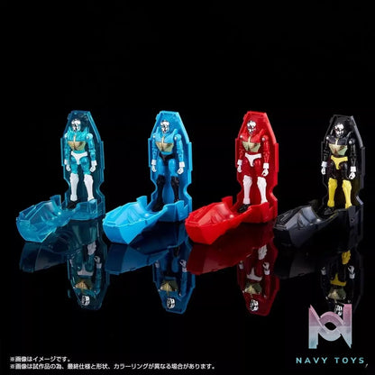TAKARA TOMY – Microman Microforce Unit-01 4-Figure Action Set (Licensed)