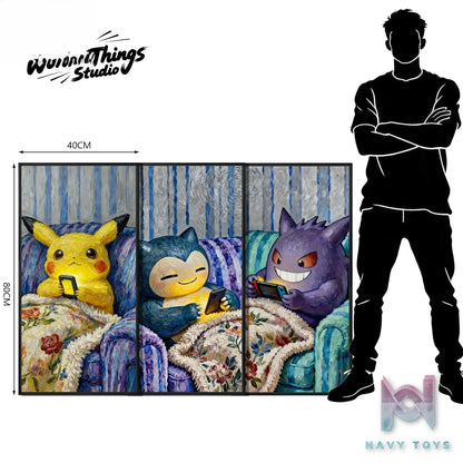 Wonder Things Studio – Van Gogh Pokémon Oil Painting #05 Pokémon