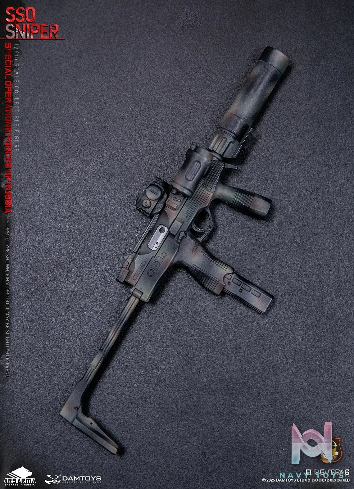 DAMTOYS – 1/6 Scale Russian Federation SSO Special Forces Sniper Item No. 78108 (Licensed)