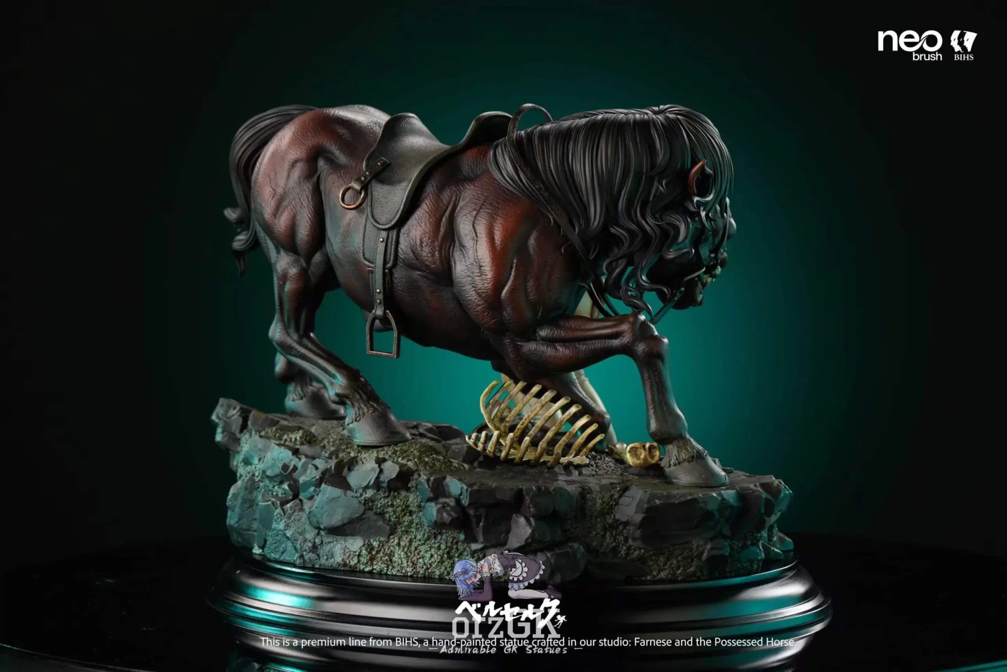 Farnese and the Evil Spirit Possessed Horse - Berserk - BIHS Studio resin statue Navy Toys anime figure