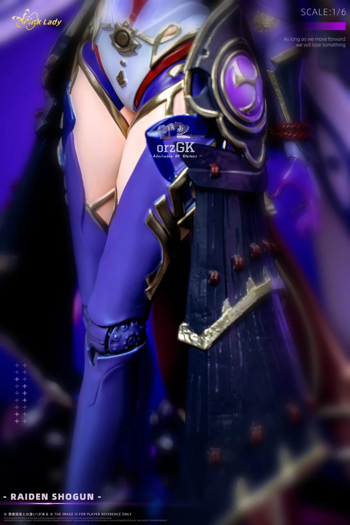 Pink Lady Studio - Raiden Shogun Genshin Impact resin statue Navy Toys anime figure