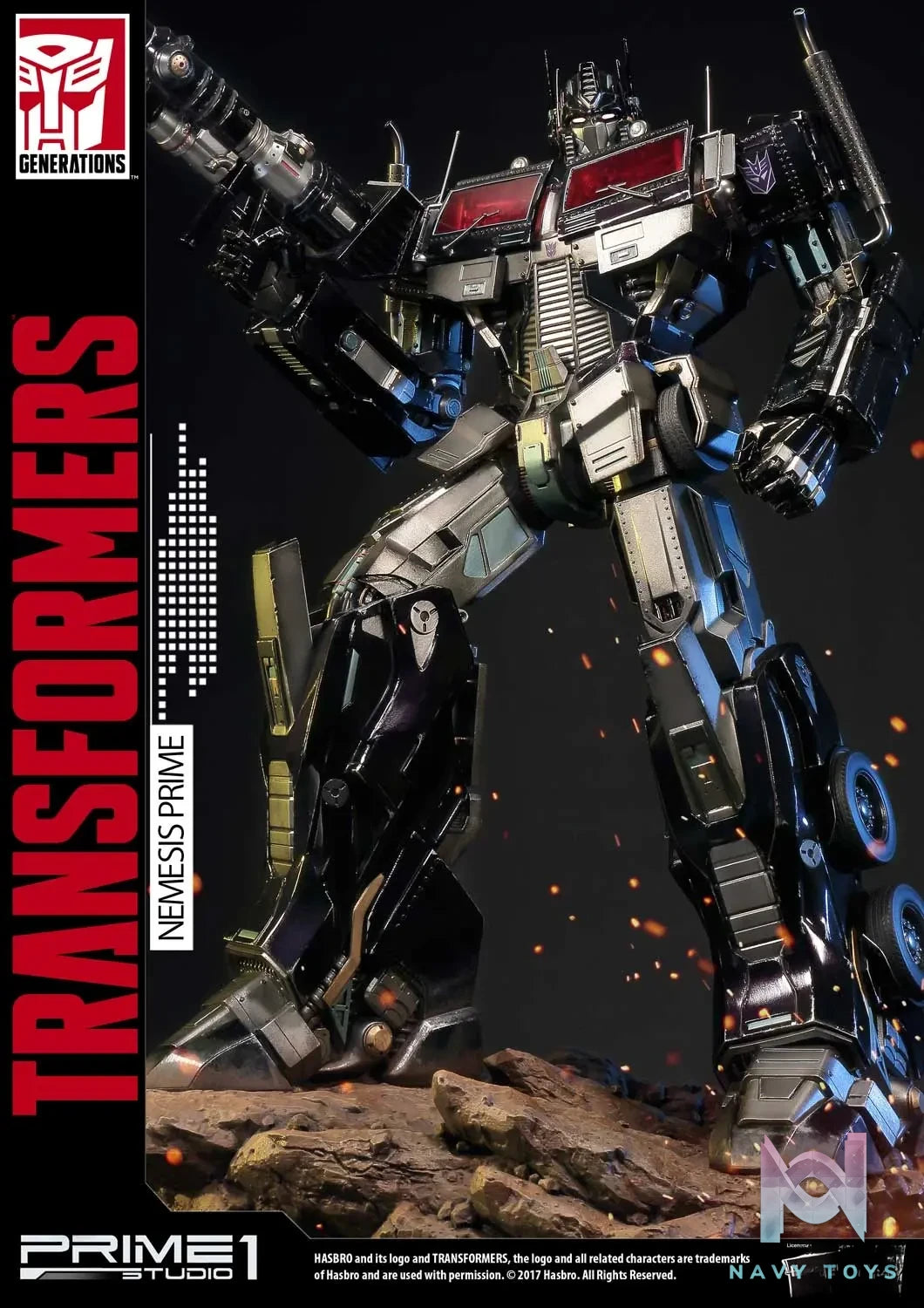 Prime 1 Studio – Premium Masterline Transformers: Generation 1 Nemesis Prime PMTF-03 (Licensed)