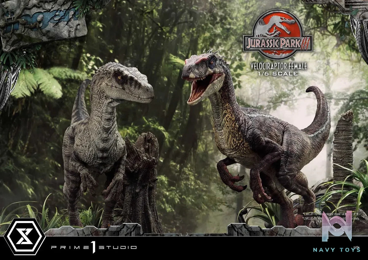 Prime 1 Studio – Legacy Museum Collection Jurassic Park III (Film) Velociraptor Female LMCJP-11 LMCJP-11S (Licensed)