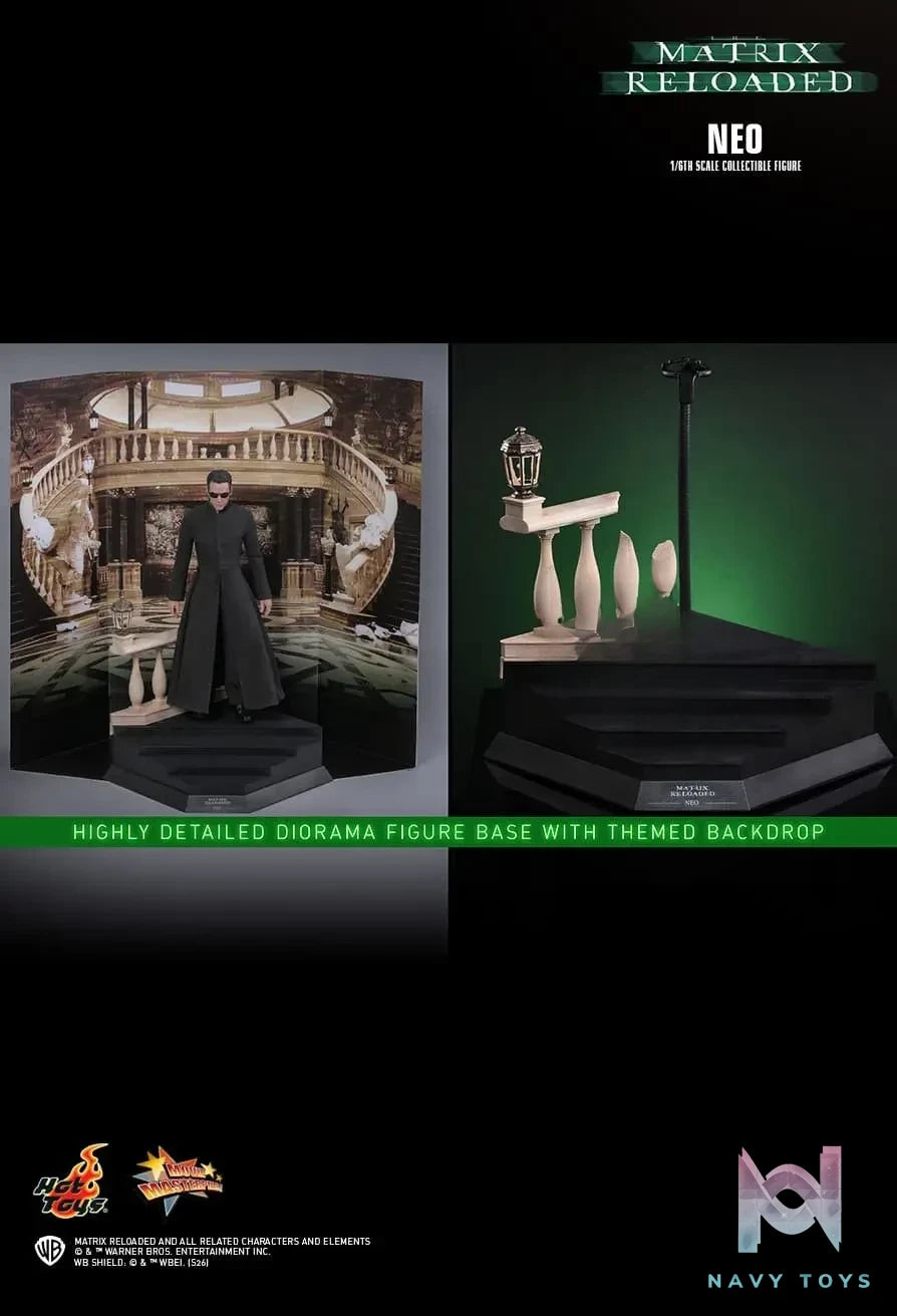 Hottoys – The Matrix Reloaded Neo 1/6th scale Collectible Figure MMS868 (Licensed)