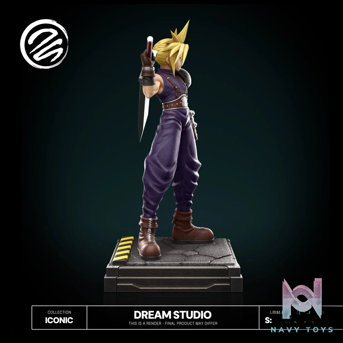 Dream Studio – Final Fantasy OG Cloud FFVII 2.0
