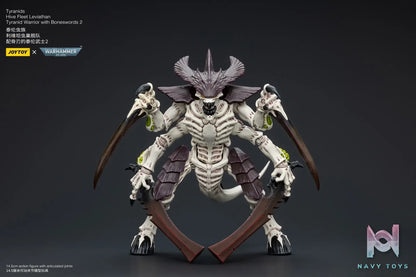 JOYTOY Studio – Warhammer 40,000 Tyranids Hive Fleet Leviathan Tyranid Warrior with Boneswords 2 JT8766 (Licensed)