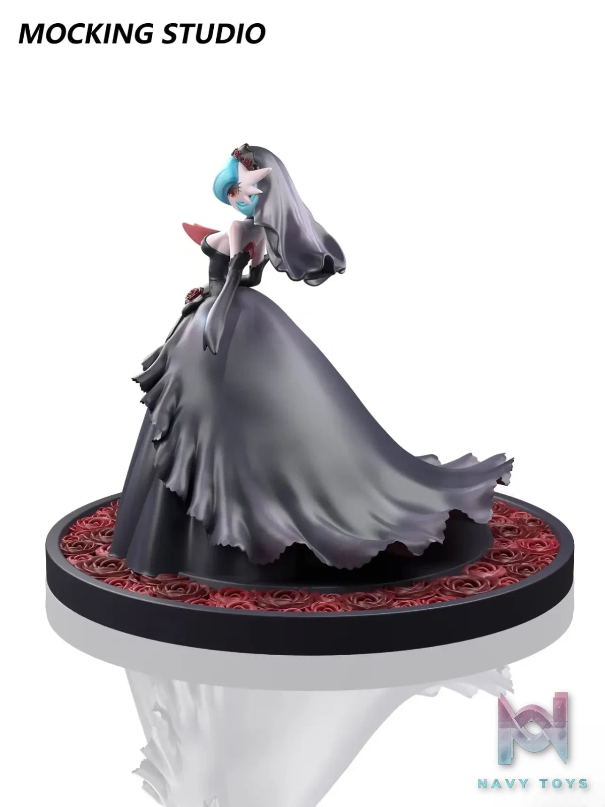Zhu Yi Wan Jia Studio – Pokémon Glitter MEGA Black Wedding Dress Gardevoir
