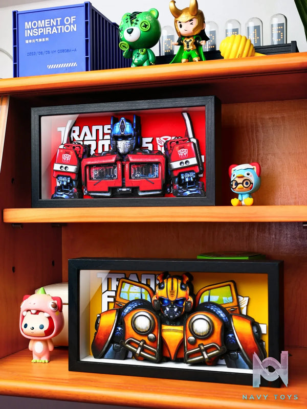 Yu Zhi Jiang Studio – Optimus Prime X Bumblebee 3D Decorative Painting Transformers
