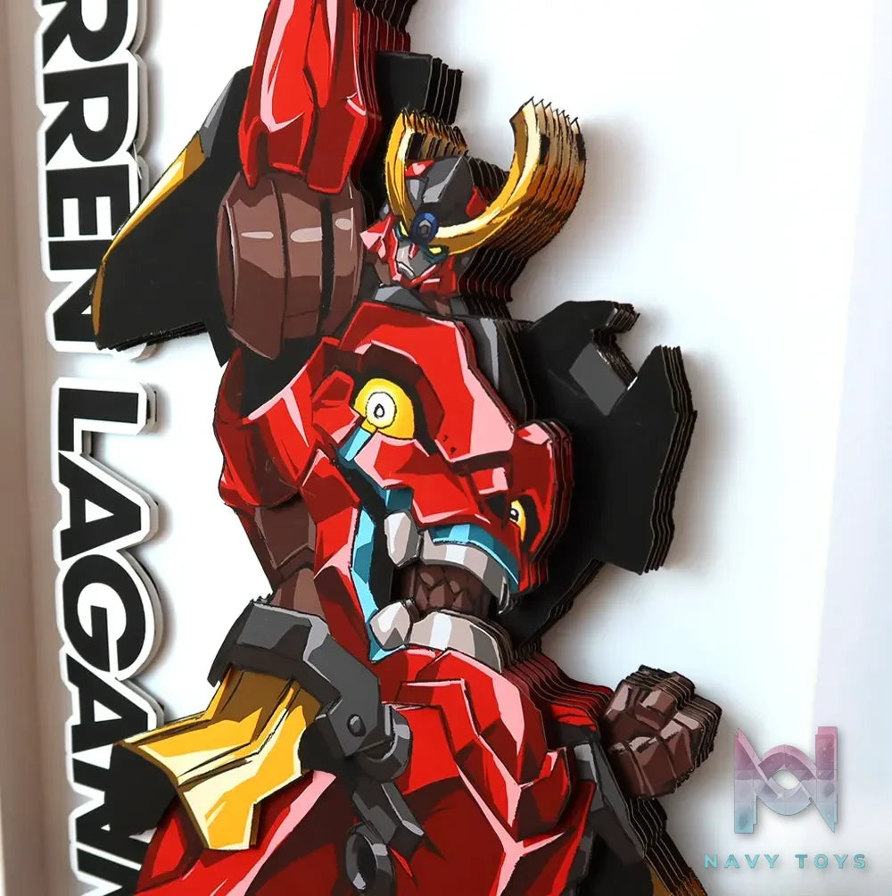 KALA HOME Studio – Gurren Lagann 3D Decorative Painting Tengen Toppa Gurren-Lagann