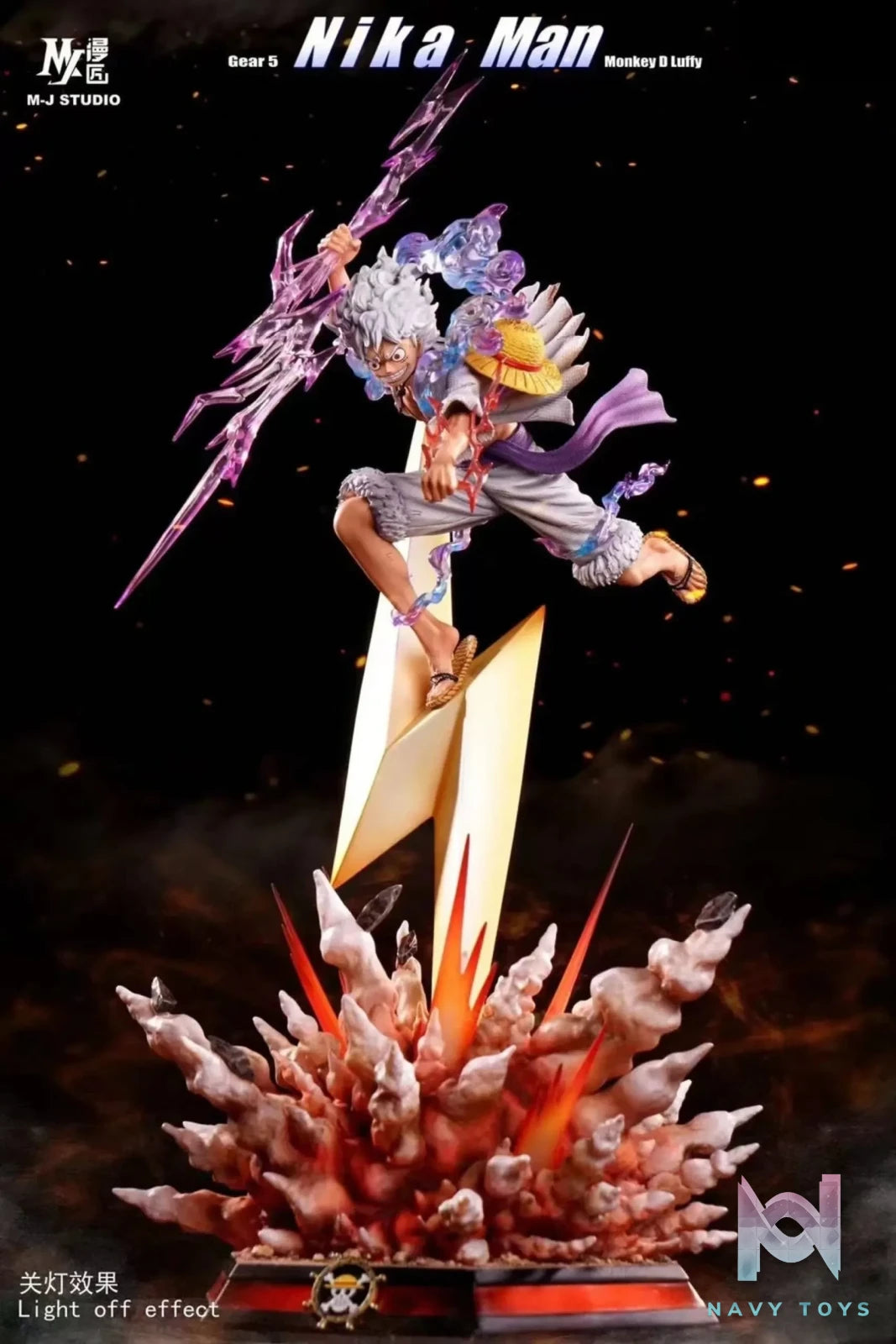 MJ Studio – One Piece Lightning explosion Nika Luffy