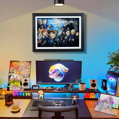 KALA HOME Studio – Detective Conan Multiple Characters #06 3D Decorative Painting Detective Conan